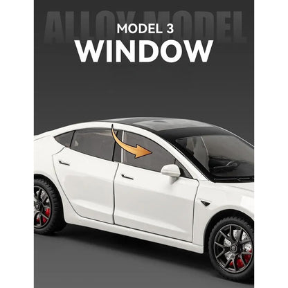 Tesla Model 3 Scale Model 1:18 Diecast Scale Model Car