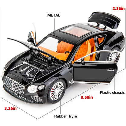 Bentley Continental Gt 1:18 Diecast Scale Model Car - Big Size