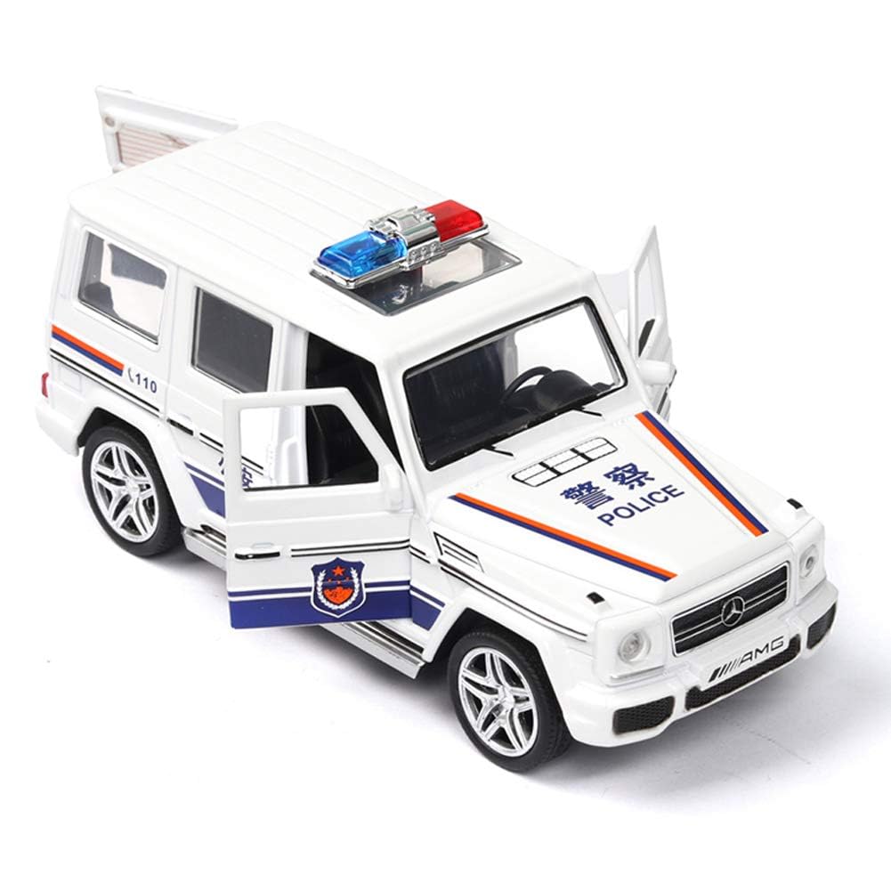 Mercedes Amg G65 Police 1:24 Diecast Scale Model Car