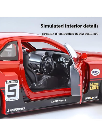 Nissan LBWK GTR R34 1:18 Diecast Scale Model Car