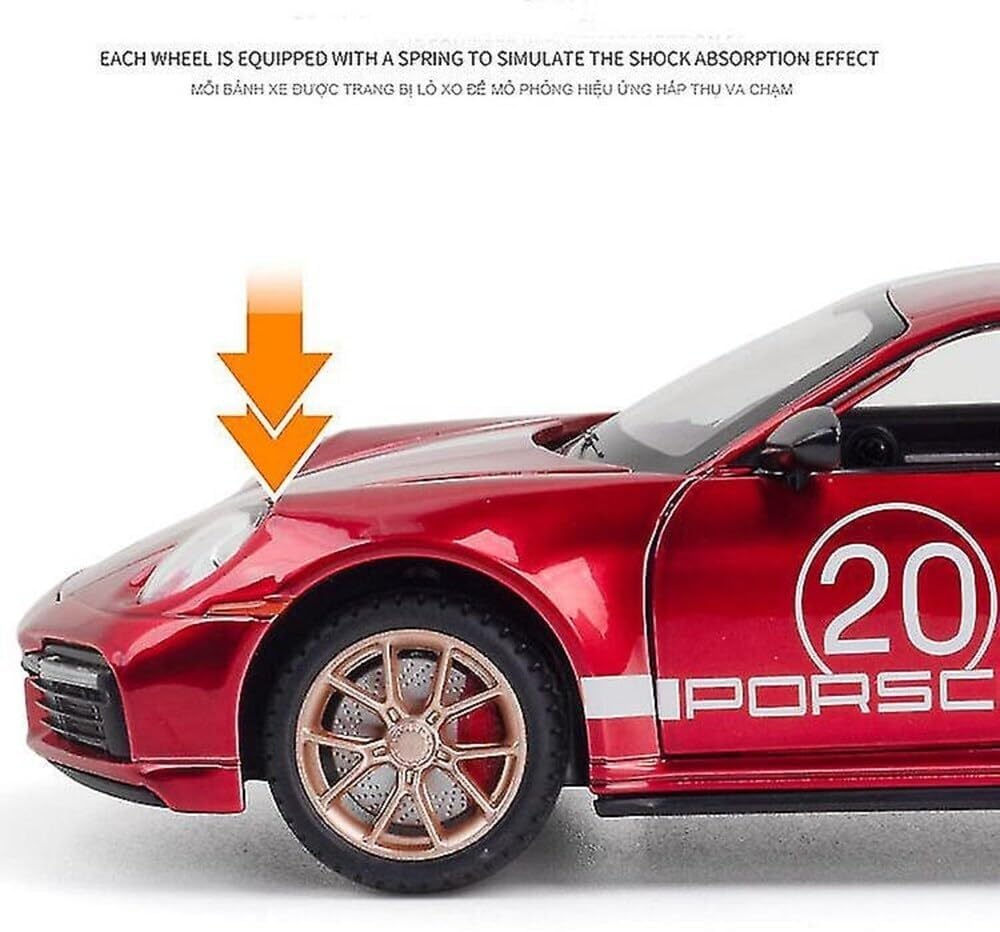 Porsche 911 Turbo S sports car 1:18 Diecast Scale Car