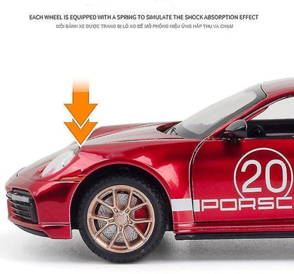 Porsche 911 Turbo S sports car 1:18 Diecast Scale Car