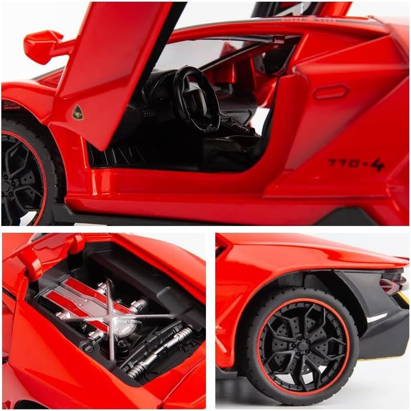 Lamborghini Centenario Lp770 1:24 Diecast Scale Model Car