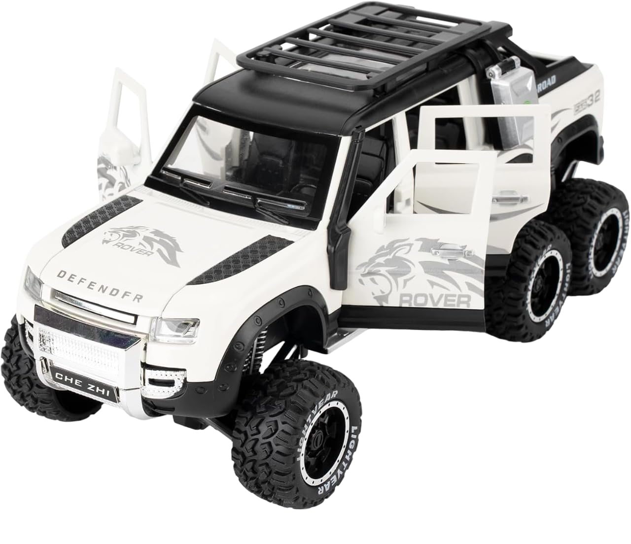 Land Rover Defender Guard 6x6 1:18 Diecast Scale Model Car