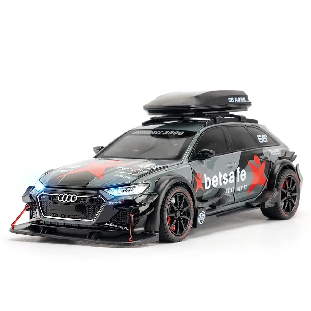 Audi Rs6 Militery 1:18 Diecast Scale Model Car