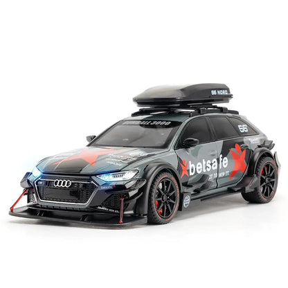 Audi Rs6 Militery 1:18 Diecast Scale Model Car