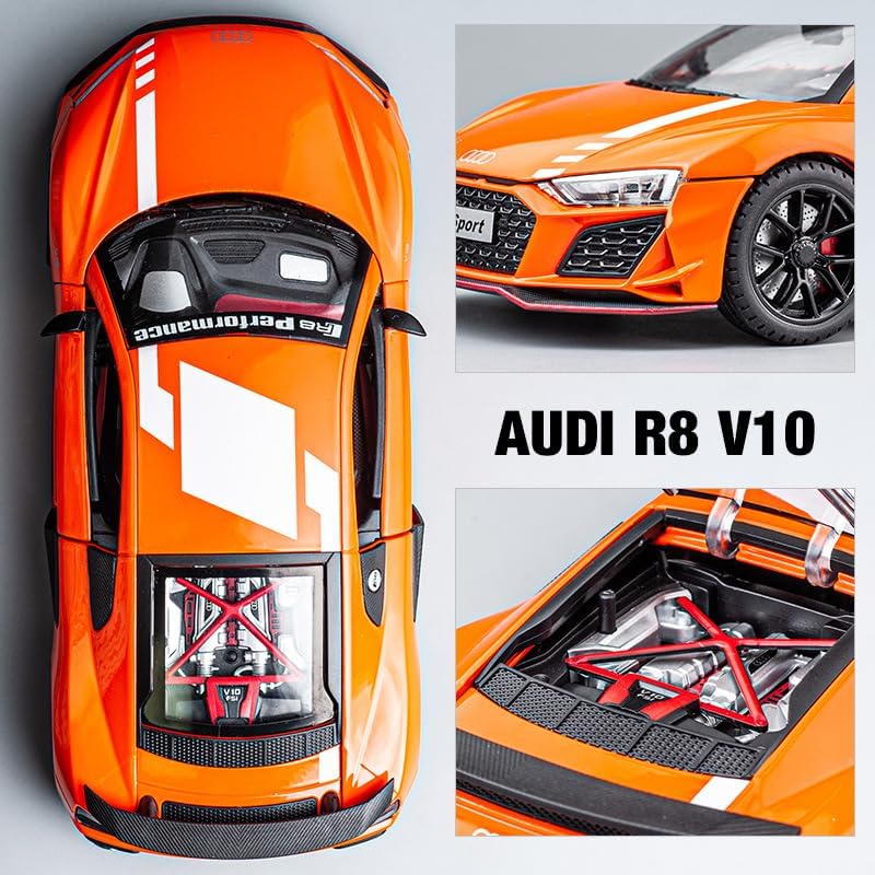 Audi R8 V10 Plus 1:18 Diecast Scale Model Car