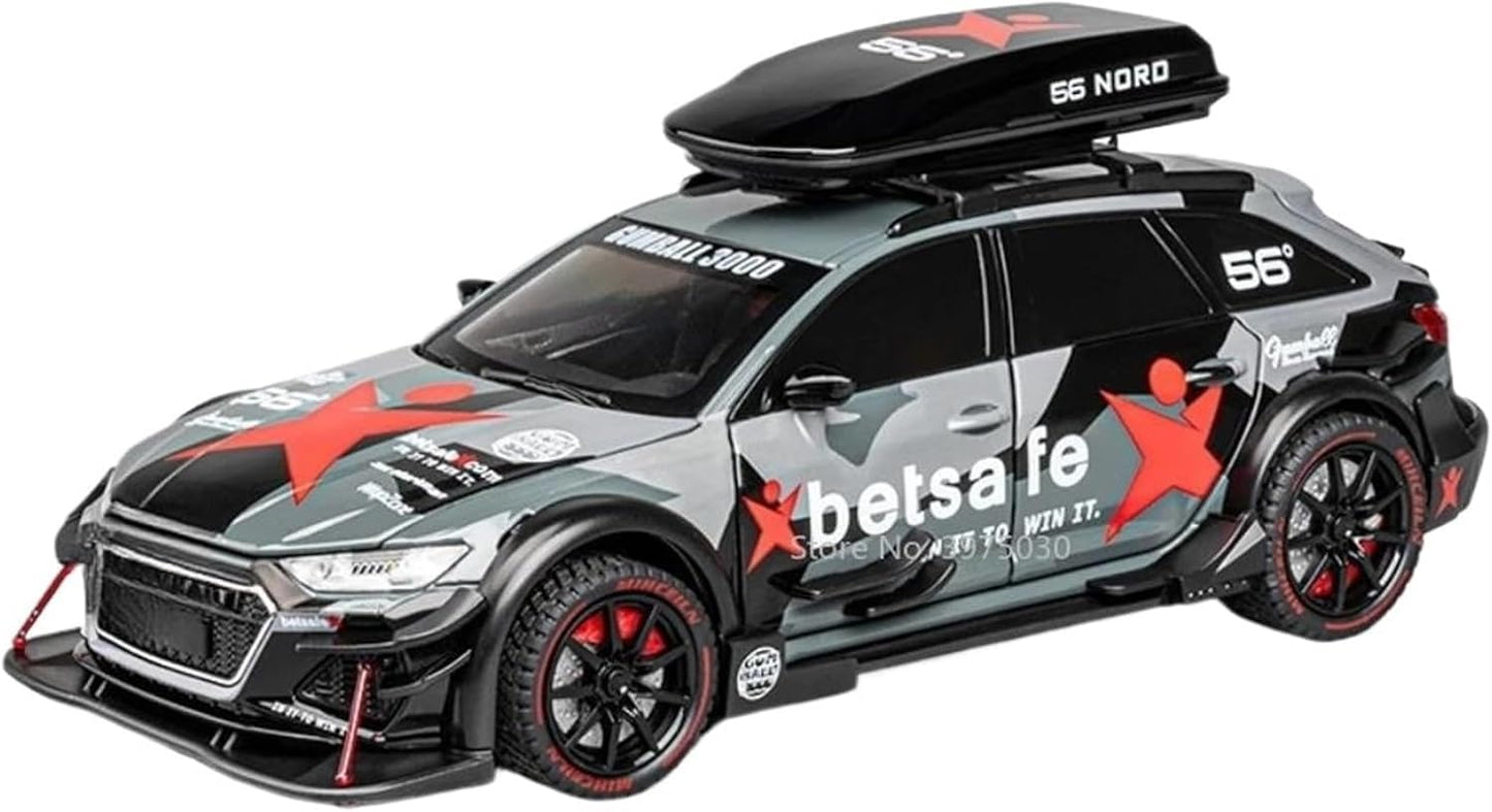 Audi Rs6 Militery 1:18 Diecast Scale Model Car