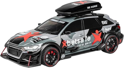 Audi Rs6 Militery 1:18 Diecast Scale Model Car