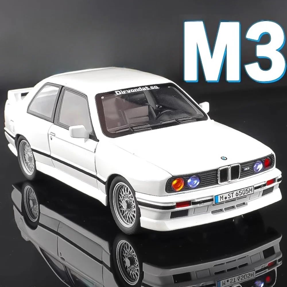 BMW E30 M3 Sport 1:18 Diecast Scale Model Car - Big Size