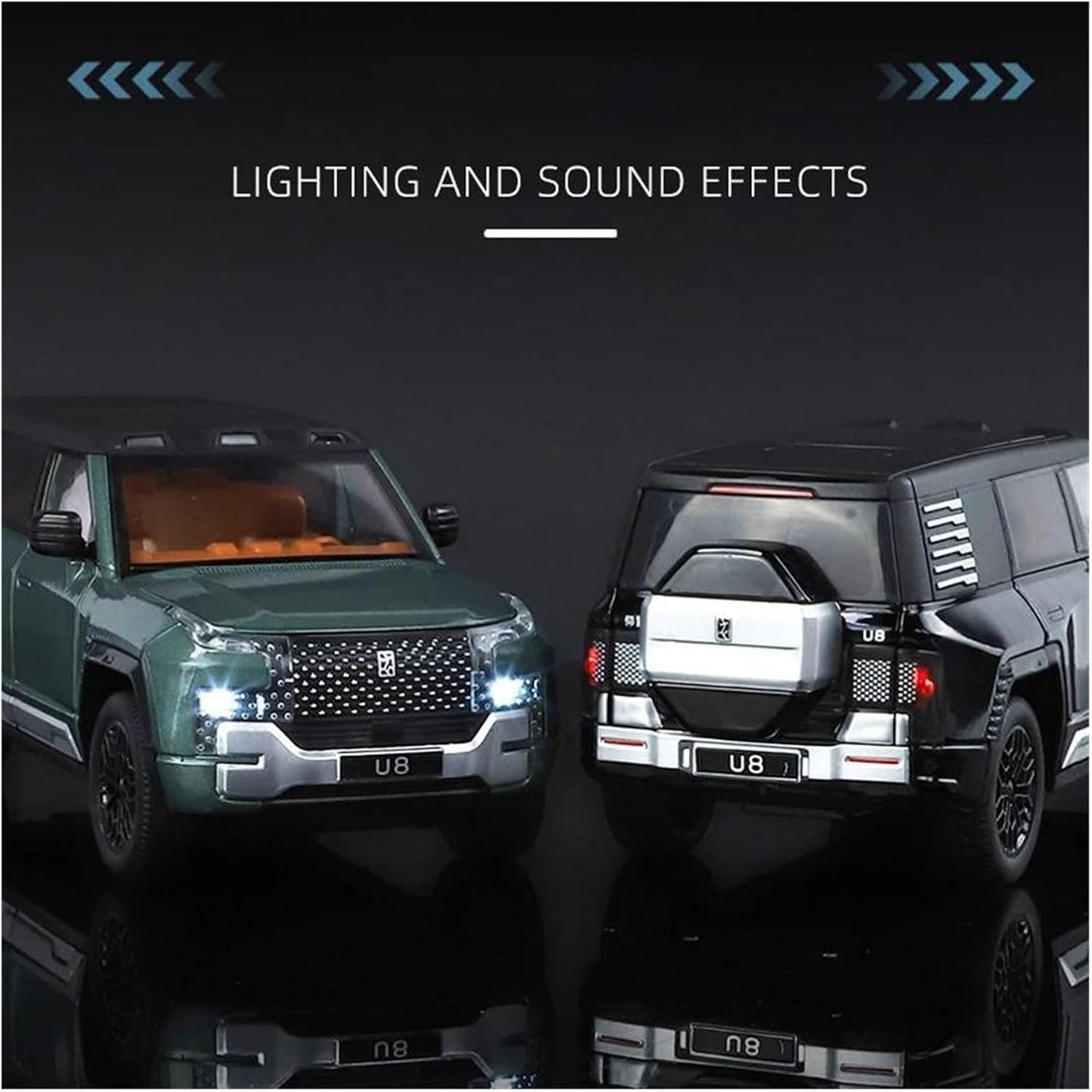 BYD Yangwang U8 SUV 1:18 Diecast Scale Model Car