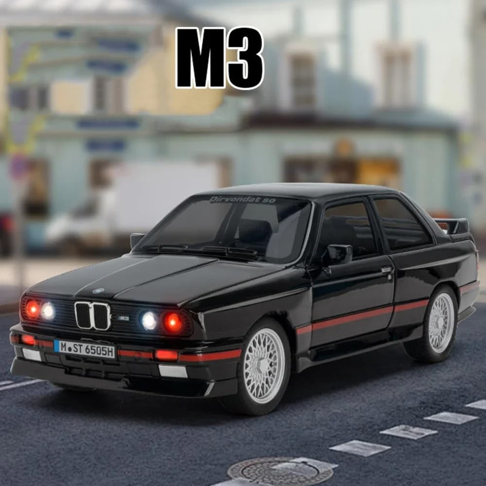 BMW E30 M3 Sport 1:18 Diecast Scale Model Car - Big Size
