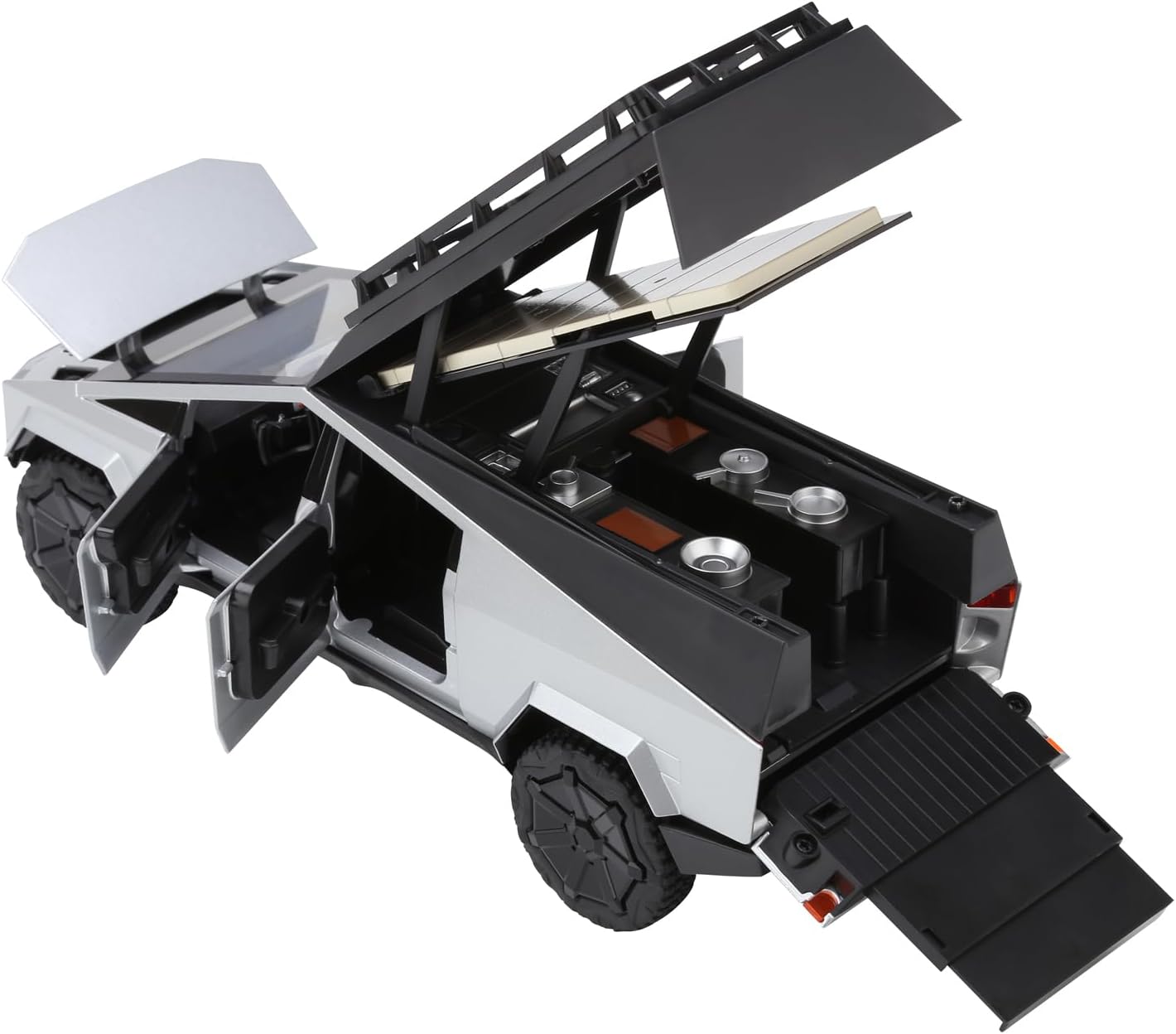 Tesla Cybertruck Camping Vehicle 1:18 Diecast Scale Model Car