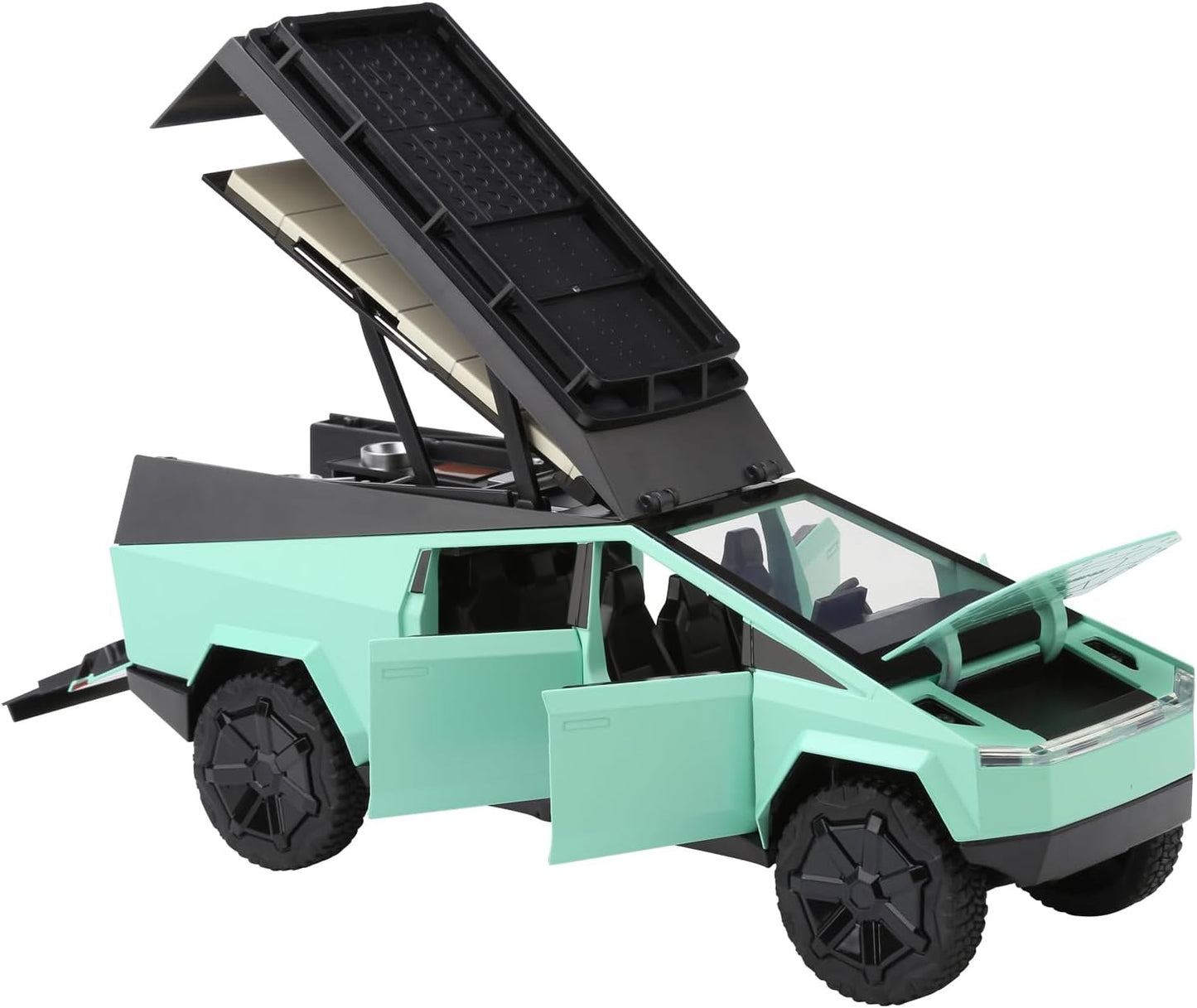 Tesla Cybertruck Camping Vehicle 1:18 Diecast Scale Model Car