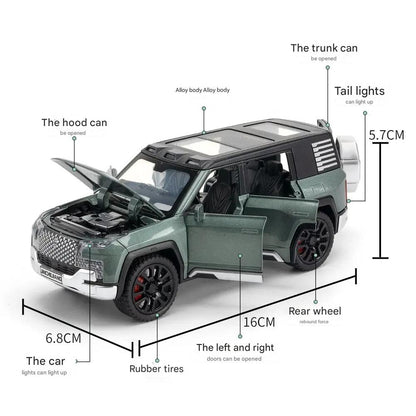 BYD Yangwang U8 SUV 1:18 Diecast Scale Model Car