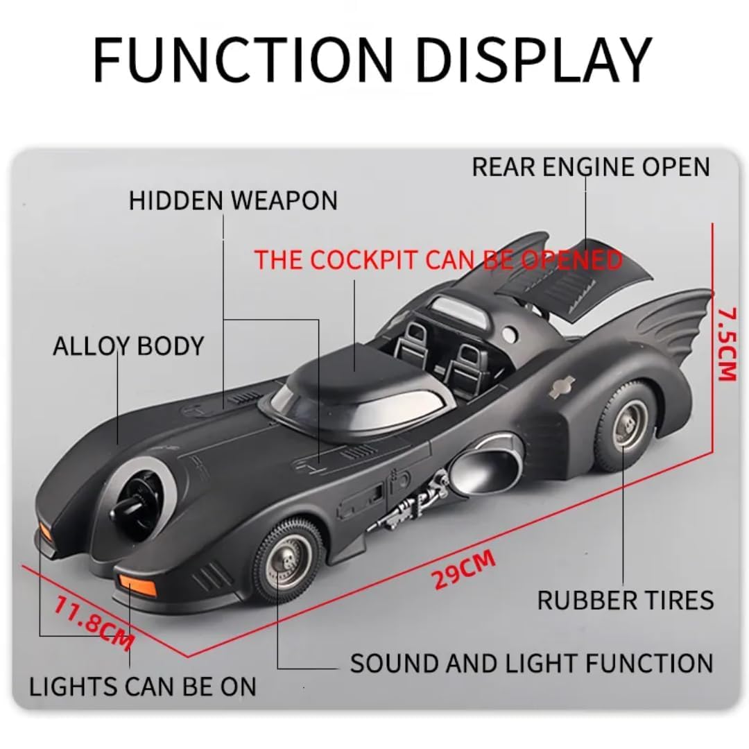 Batmobile (1989) 1:18 Diecast Scale Model Car