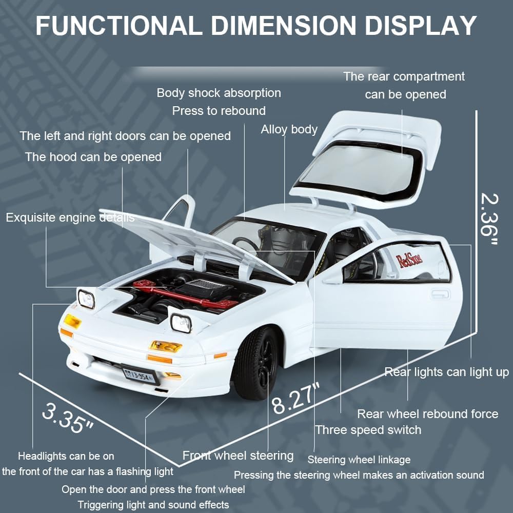 Mazda Rx7 1:18 Diecast Scale Model Car
