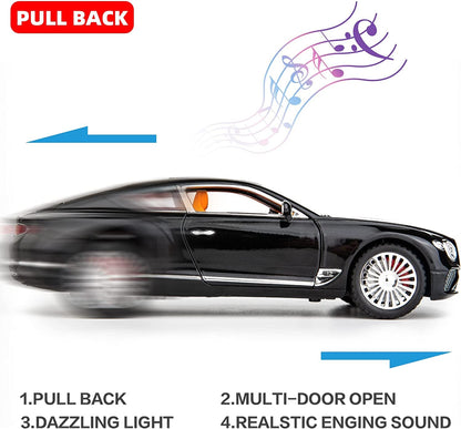 Bentley Continental Gt 1:18 Diecast Scale Model Car - Big Size