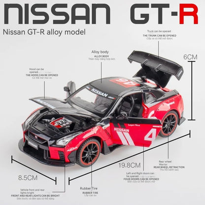 Nissan GT-R R35 1:18 Diecast Scale Model Car - Big Size