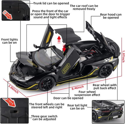 Lamborghini Svj-63 1:18 Diecast Scale Model Car