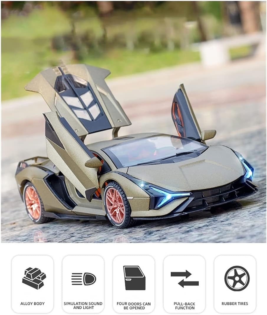 Lamborghini Sián FKP 37 Collectible Diecast Scale Model Car