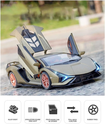 Lamborghini Sián FKP 37 Collectible Diecast Scale Model Car