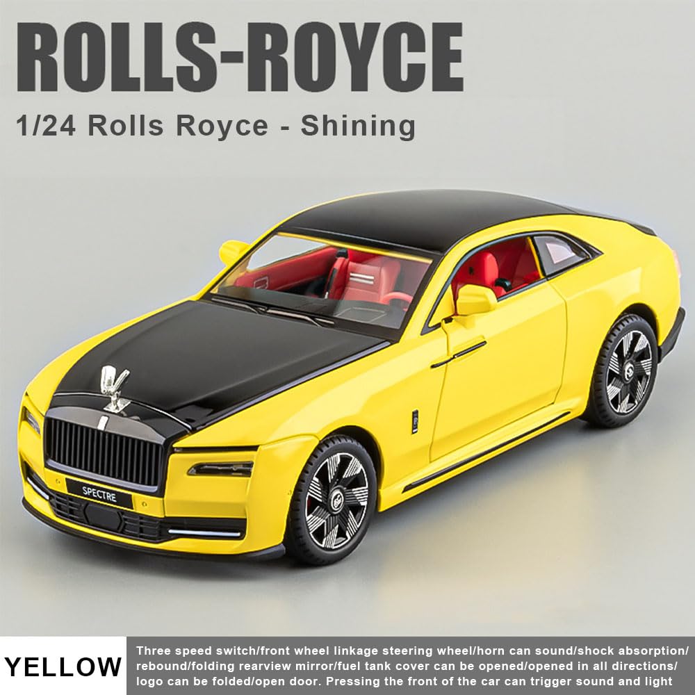 Rolls Royce Spectre 1:18 Diecast Scale Model Car - Big Size