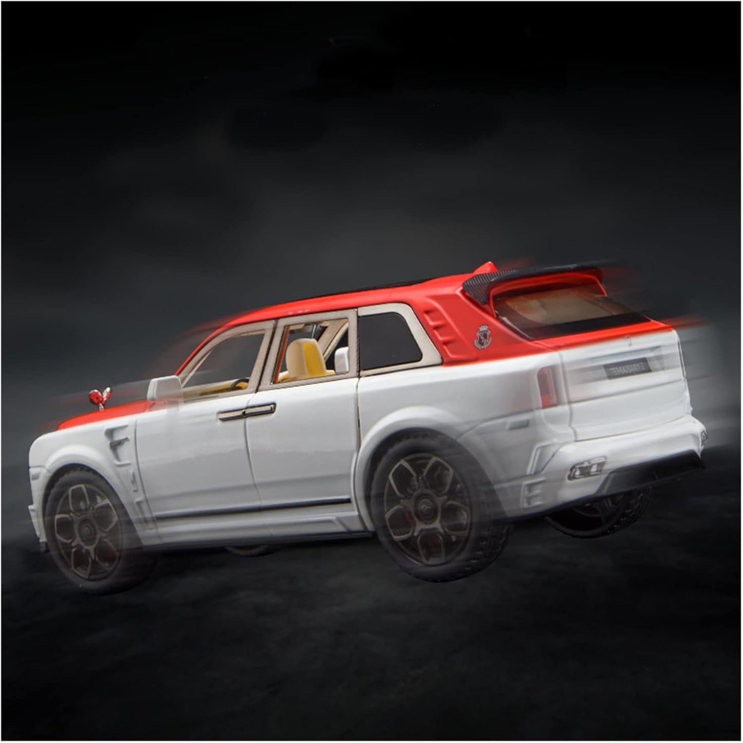 Rolls Royce Cullinan White-Red 1:18 Diecast Scale Model Car