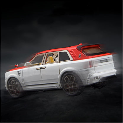 Rolls Royce Cullinan White-Red 1:18 Diecast Scale Model Car