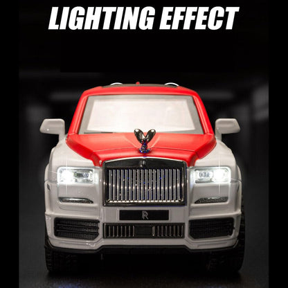 Rolls Royce Cullinan White-Red 1:18 Diecast Scale Model Car