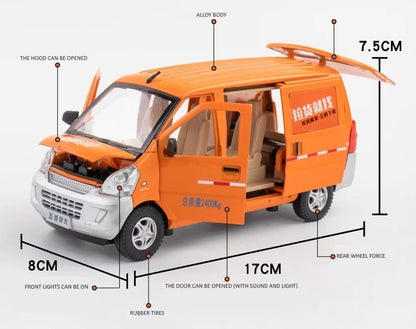 Wuling Rongguang Van 1:18 Diecast Scale Model Car