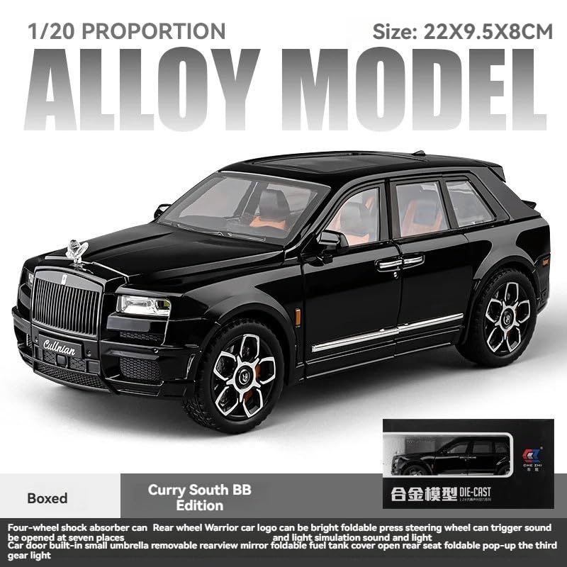 Rolls Royce Cullinan 1:24 Diecast Scale Model Car