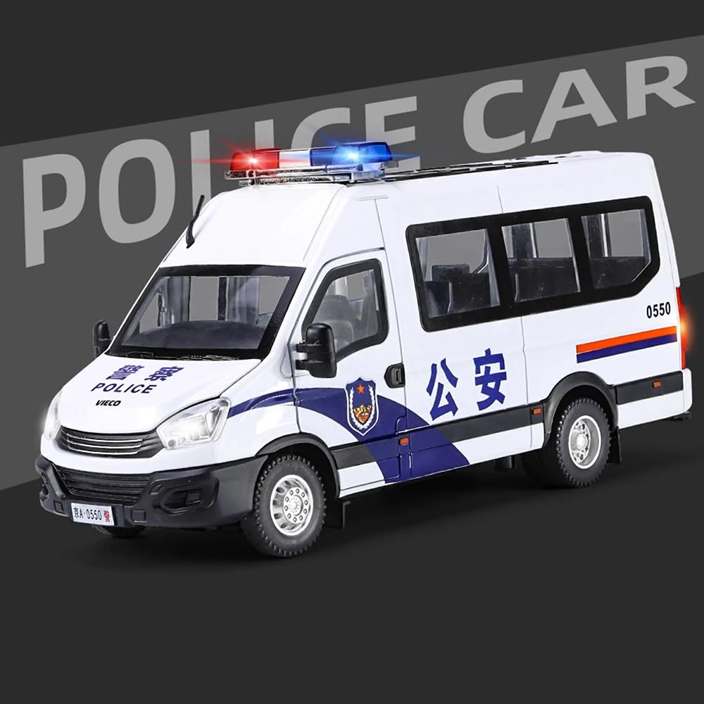 Iveco Police Van 1:18 Diecast Scale Model