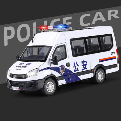 Iveco Police Van 1:18 Diecast Scale Model
