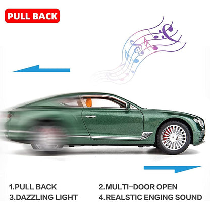 Bentley Continental Gt 1:18 Diecast Scale Model Car - Big Size