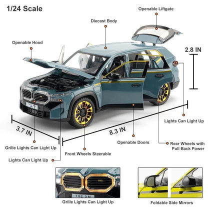 BMW XM 1:18 Diecast Scale Model Car - Big Size