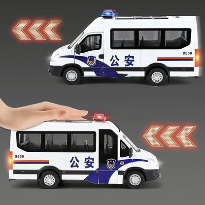 Iveco Police Van 1:18 Diecast Scale Model