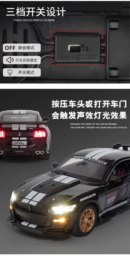 Ford Mustang Shelby GT500 1:24 Diecast Scale Model Car