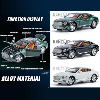 Bentley Continental Gt 1:18 Diecast Scale Model Car - Big Size