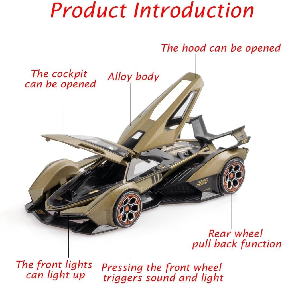 Lamborghini V12 1:24 Diecast Scale Model Car