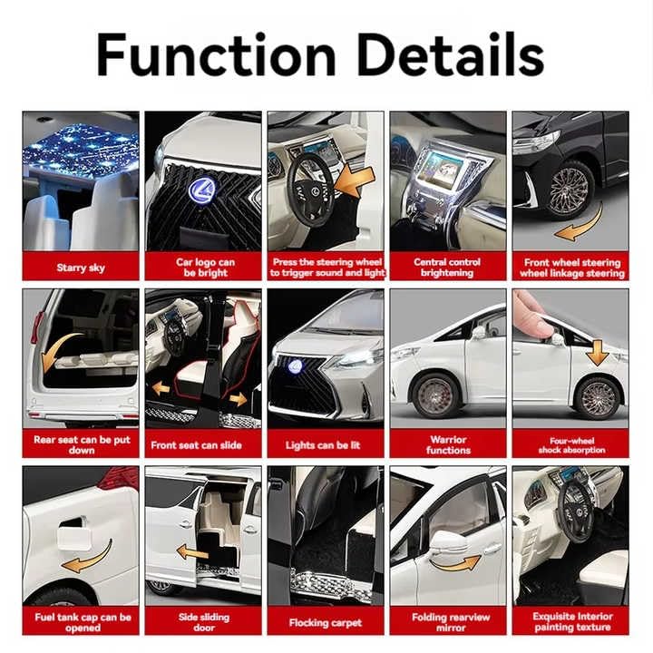 LEXUS LM300 1:18 diecast Scale Model