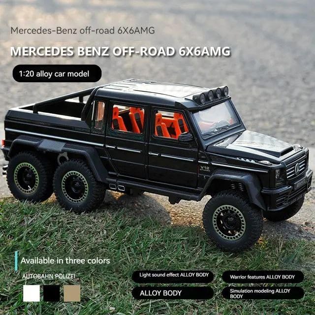 Mercedes Benz G63 AMG 6x6 1:18 Diecast Scale Model Car