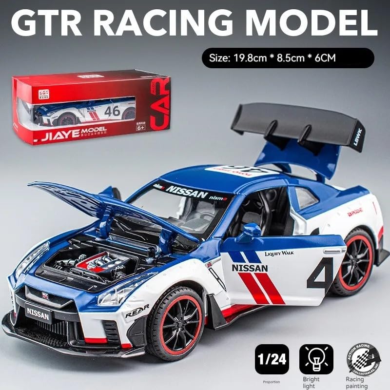 Nissan GT-R R35 1:18 Diecast Scale Model Car - Big Size