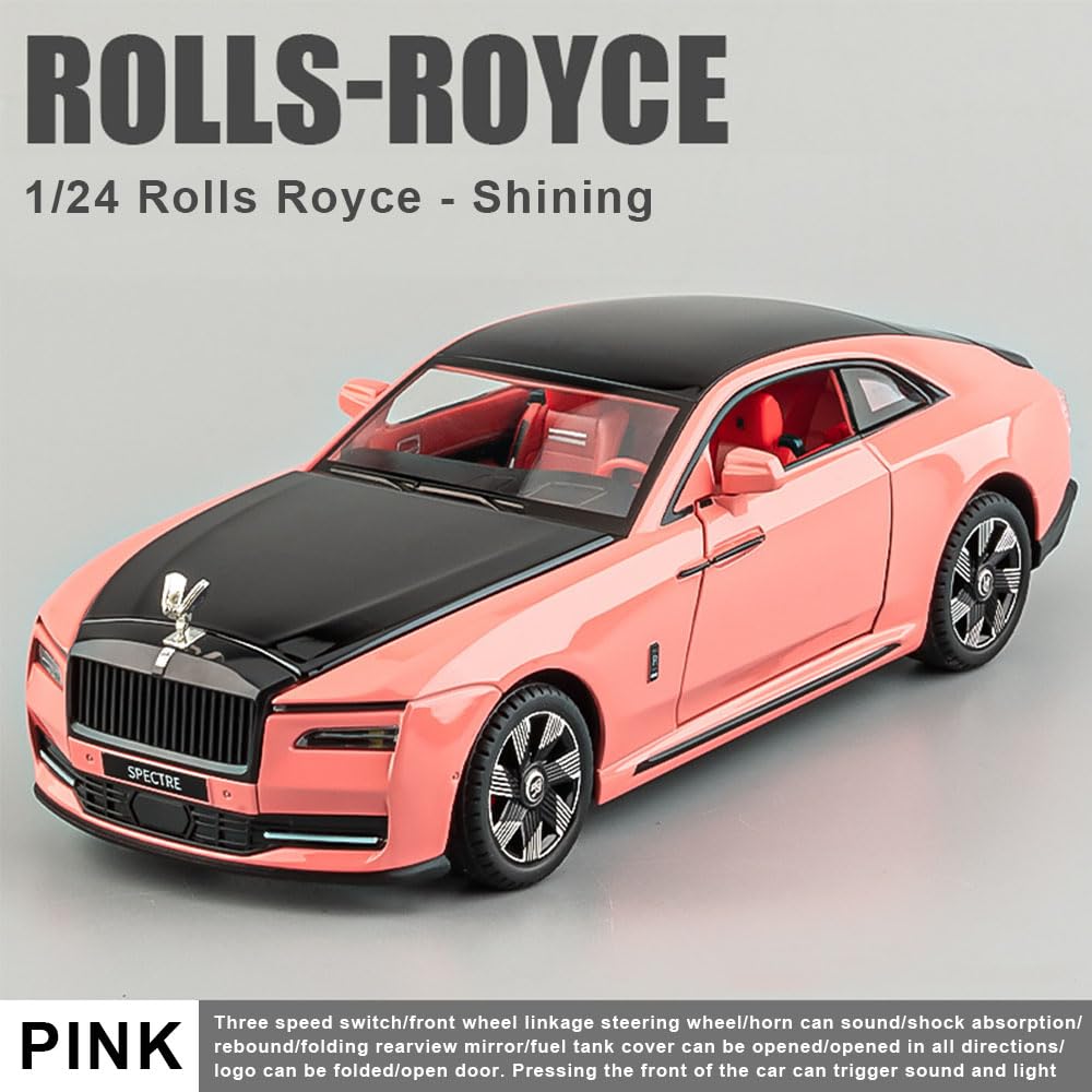 Rolls Royce Spectre 1:18 Diecast Scale Model Car - Big Size