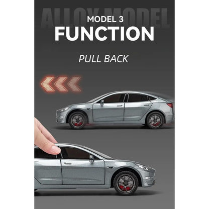 Tesla Model 3 Scale Model 1:18 Diecast Scale Model Car