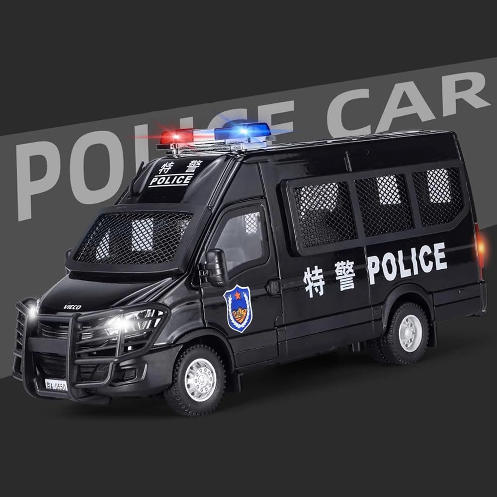 Iveco Police Van 1:18 Diecast Scale Model