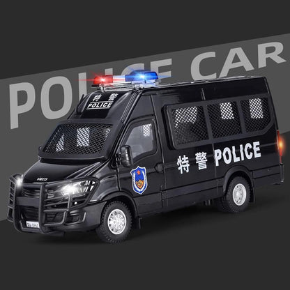 Iveco Police Van 1:18 Diecast Scale Model