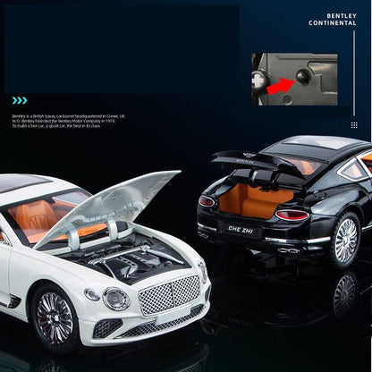 Bentley Continental Gt 1:18 Diecast Scale Model Car - Big Size