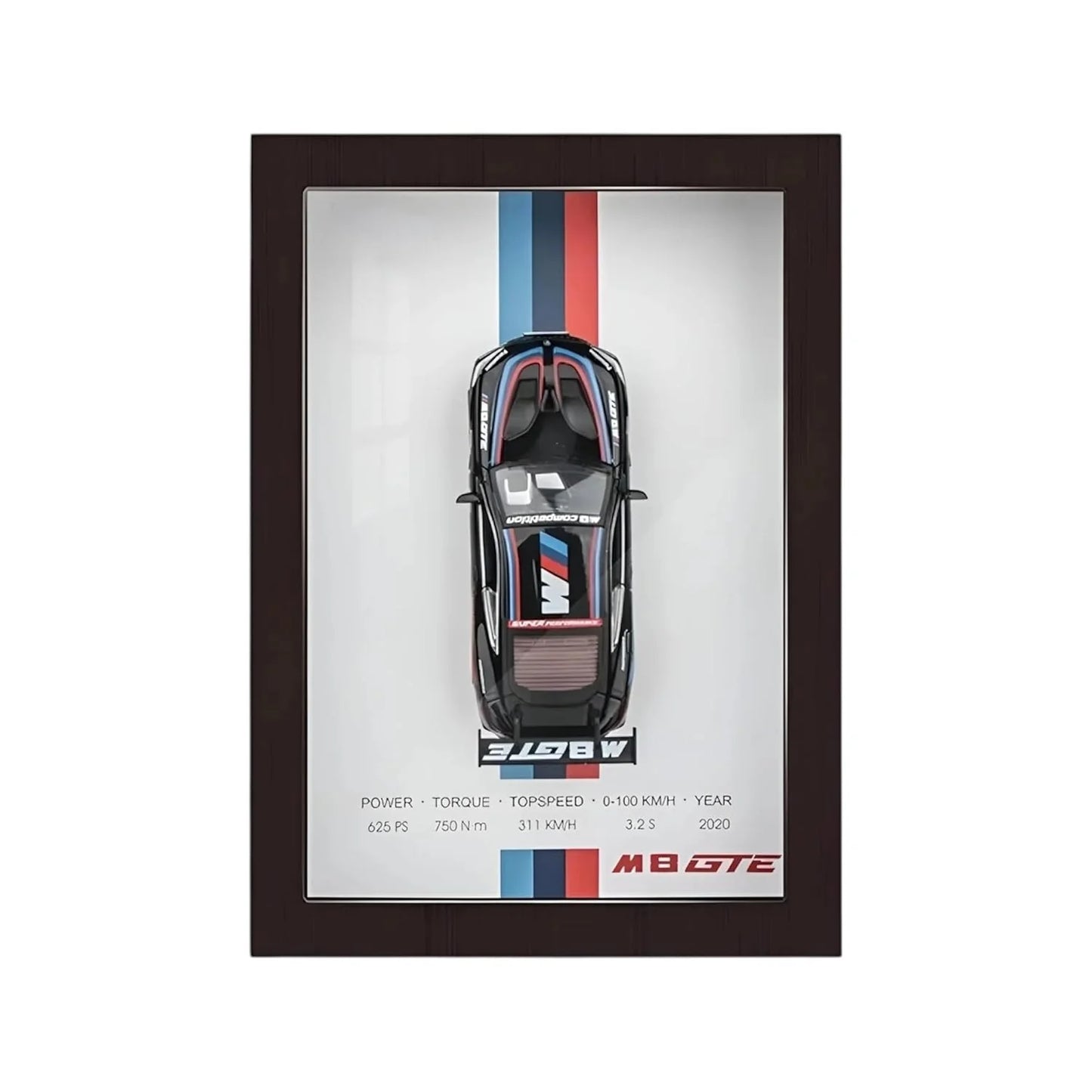 BMW M8 3D Diecast Car Frame