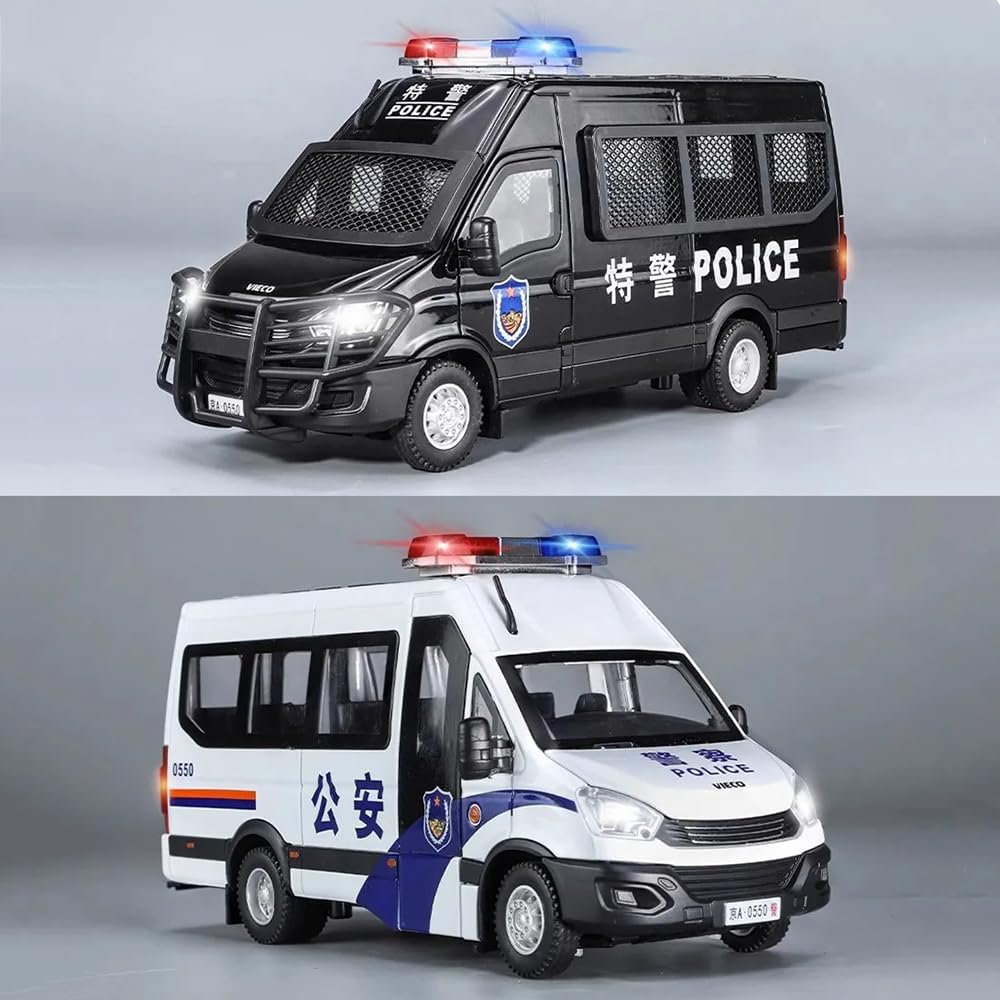 Iveco Police Van 1:18 Diecast Scale Model